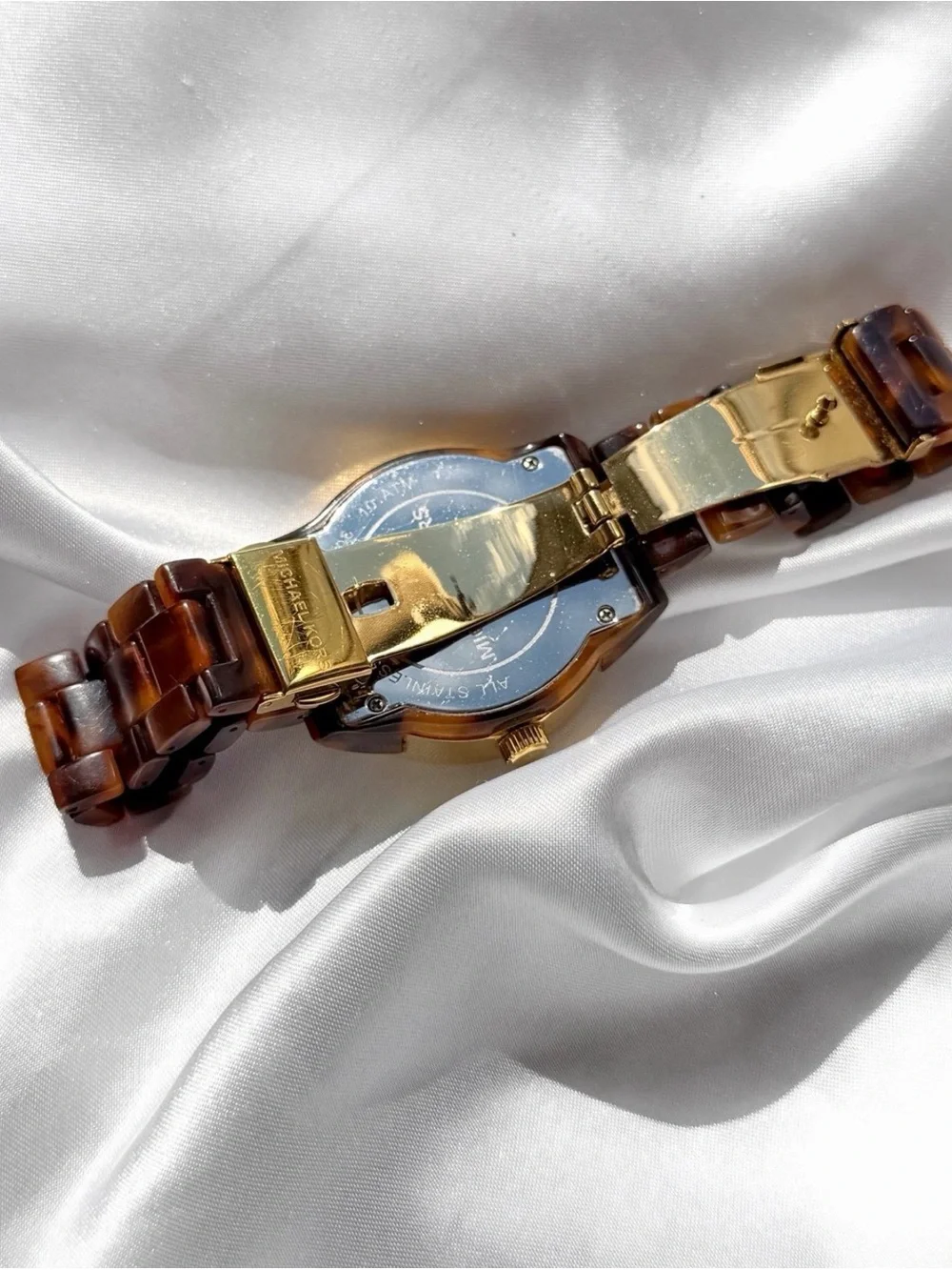 Michael Kors Watch • Tortoise Shell w/Swarovski Crystals